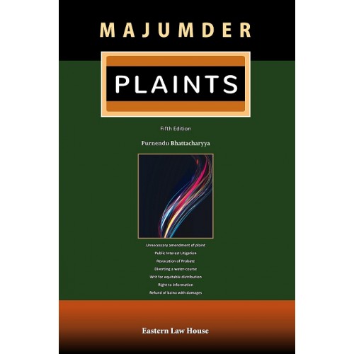 Majumder's Plaints [HB] by Purnendu Bhattacharyya | Eastern Law House